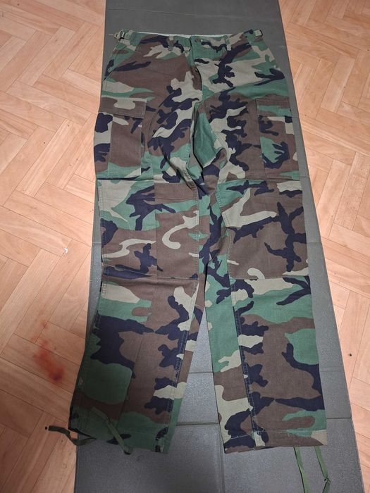 Spodnie wojskowe moro US Army woodland M/L