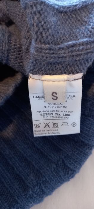 Vestido de inverno Lanidor azul, tam S.