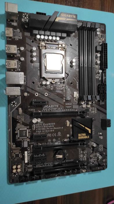 Материнська плата Gigabyte Z270P-D3 не робоча з процом intel pentium G4400