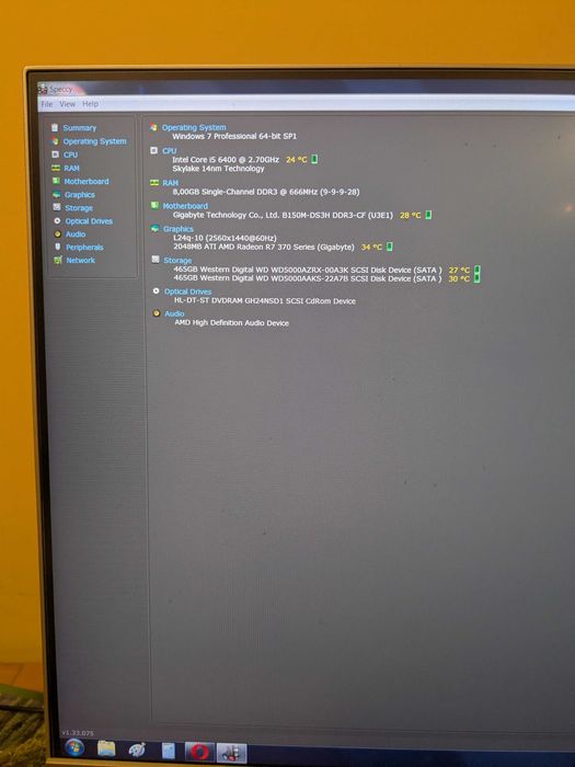 Komputer stacjonarny PC | Intel i5 | 8GB RAM | Radeon R7 370 | 1TB