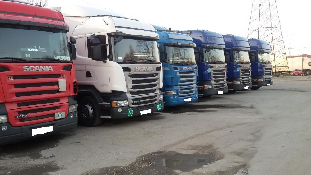 Parking samochodów ciężarowych TIR