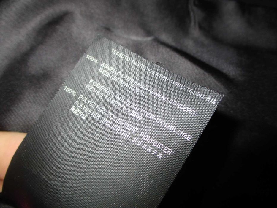 Saint Laurent Paris ramoneska skora jagnieca rozm M