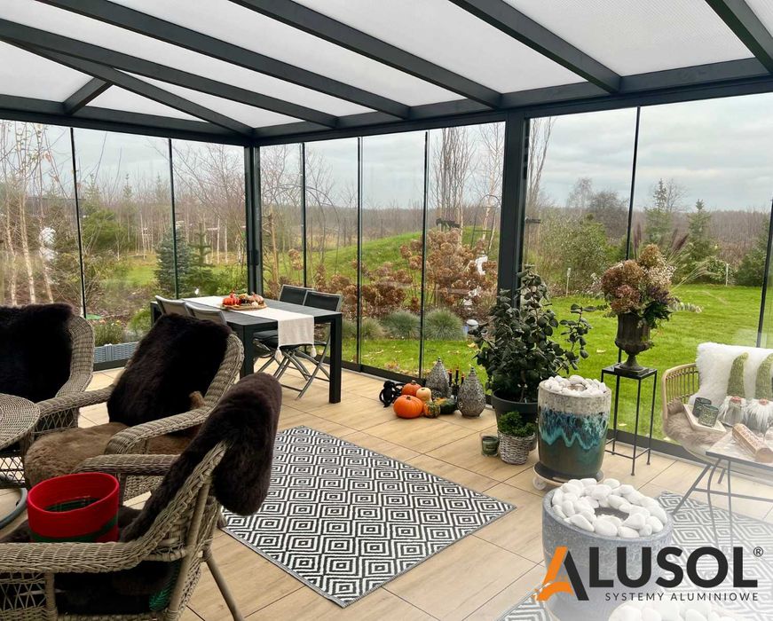 Weranda Zadaszenie Tarasu Aluminium Na Wymiar Wysoka Jakość - HIT