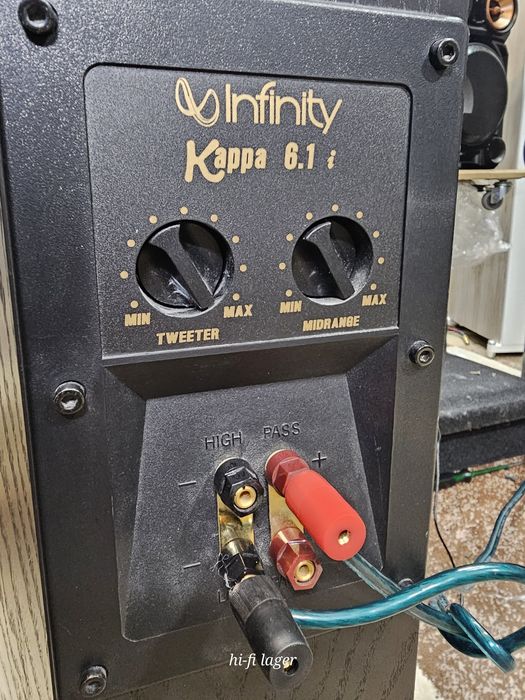 Infinity kappa 6.1 i акустична система ВЧ EmitK СЧ з плоским проводом