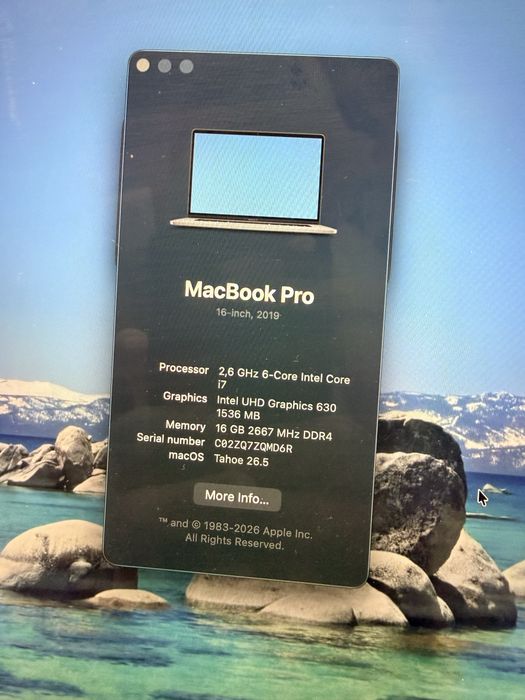 MacBook Pro 16” 2019