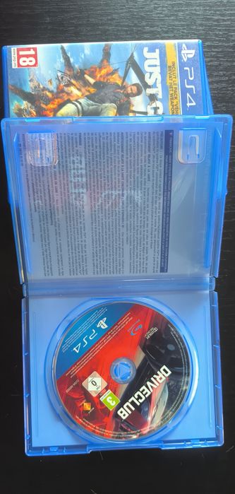 Uncharted 4/Just cause 3/Driveclub PlayStation 4