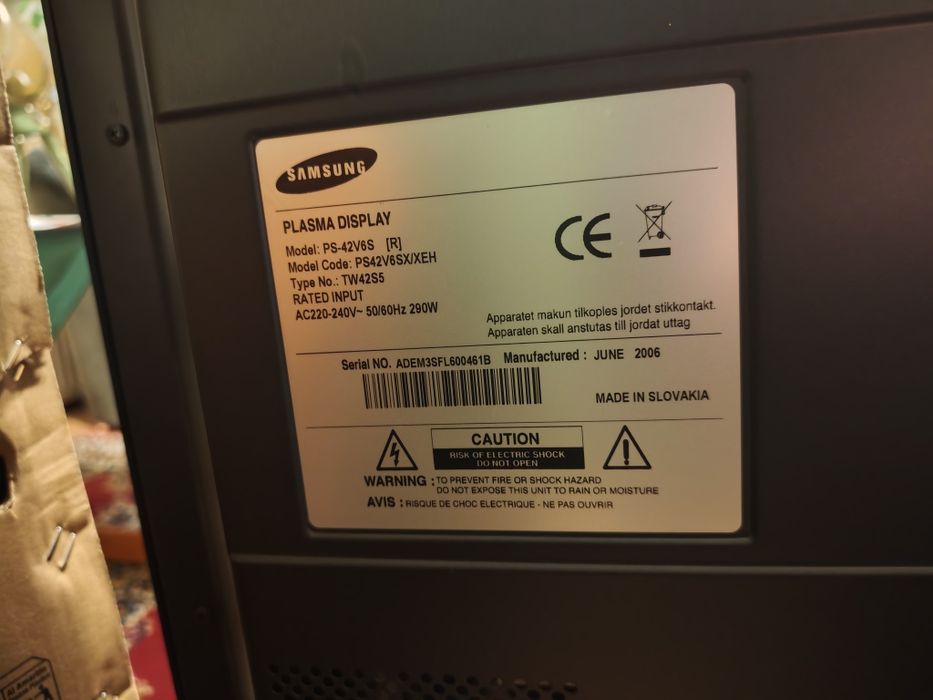 Telewizor plazma Samsung 42cale