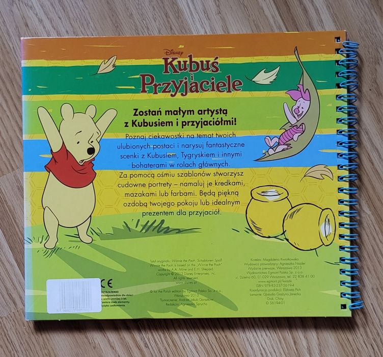 Kubuś puchatek szablony do rysowania