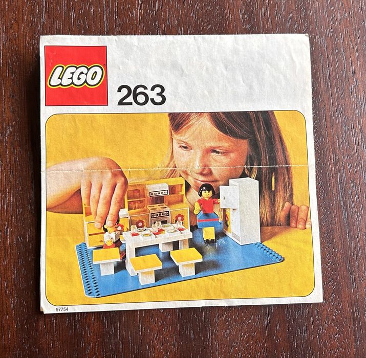 Lego 263 Set Cozinha vintage ano 70