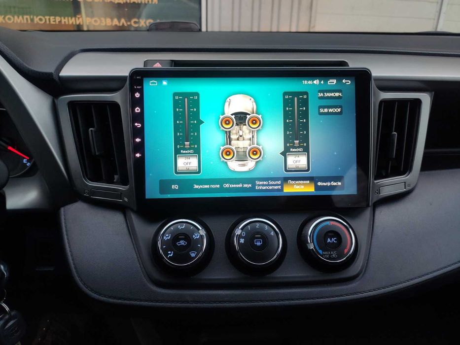 Новинка Штатная магнитола Toyota RAV4 экран Qled 4GB/64GB