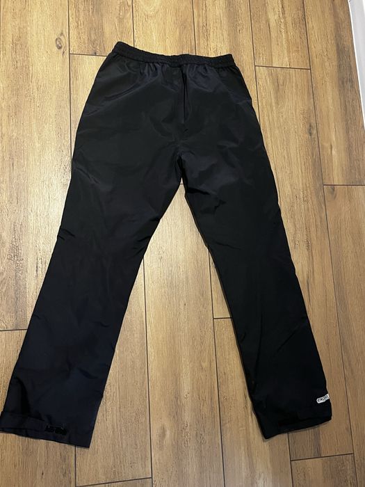 Czarne spodnie wodoodporne odblaskowe Mckinley