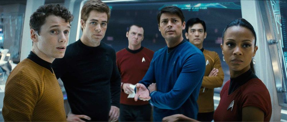 STAR TREK (J.J. Abrams) Chris Pine/Zachary Quinto/Zoe Saldana