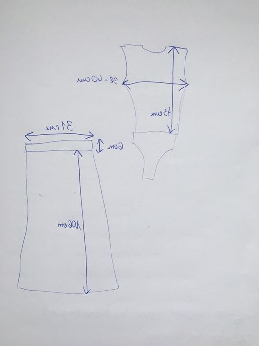 Suknia ślubna dwuczęściowa nietypowa