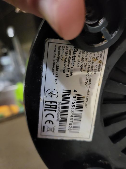 Продам миксер Bartscher 150139 Combi Jucer