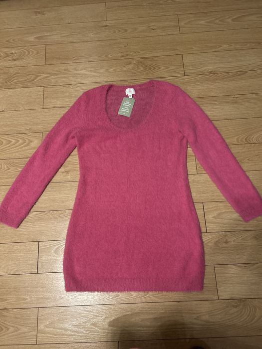 Mięciutki długi sweter H&M rozmiar L