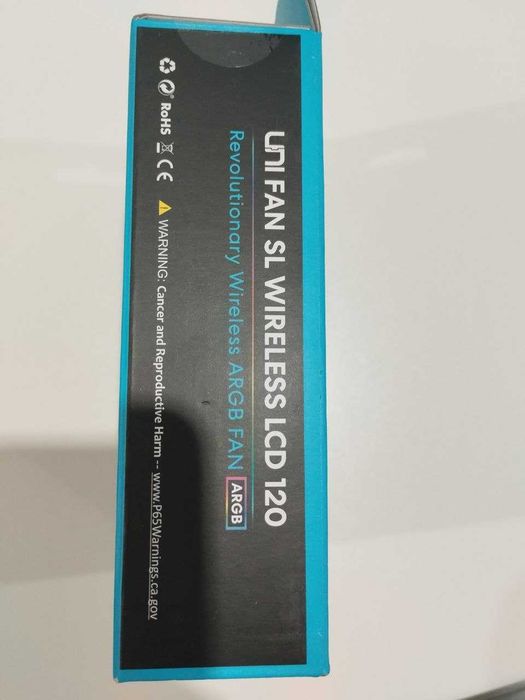 Lian Li UNI FAN SL Wireless LCD 120 Wentylator 12 cm Czarny