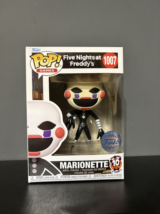 Funko pop Five Nights at Freddy's Marionette 1007 Fnaf