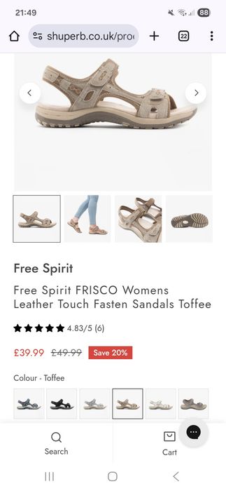 Босоніжки босоножки сандалі Free Spirit FRISCO. Натуральна шкіра