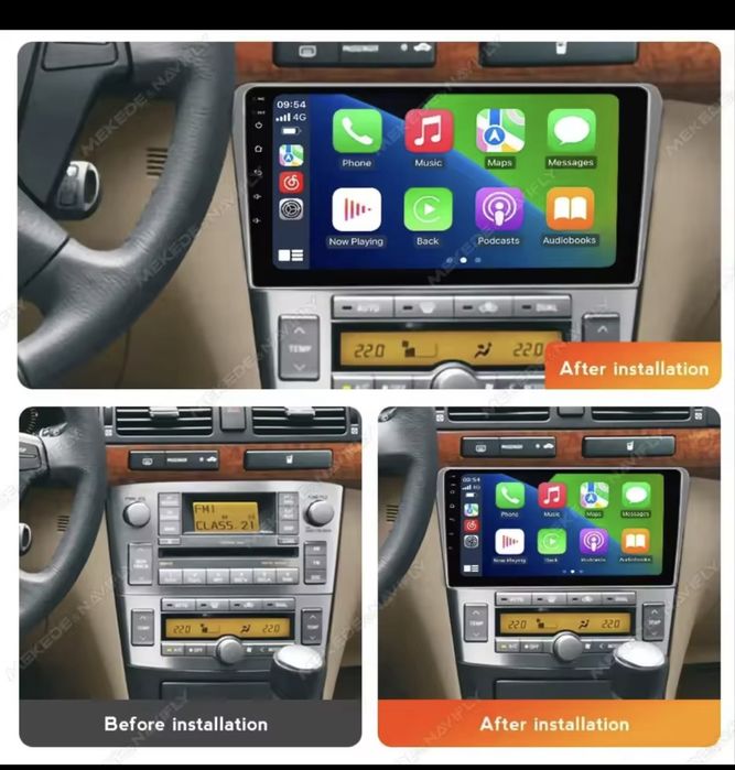 CarPlay Android  auto для Toyota Avensis T25 2002-2008