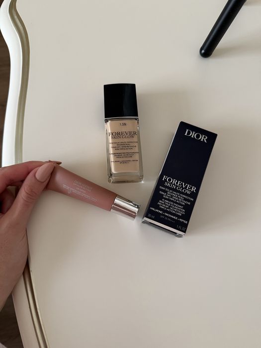 Тональный Dior Forever Skin Glow блеск Dior Lip Glow Butter Палетка Dior Rouge Blush