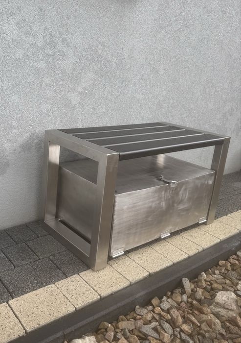 Ławki półki Stal Nierdzewna