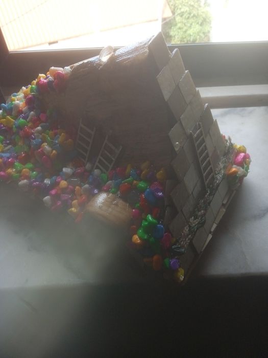 Montanha em madeira..