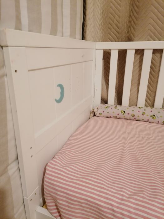 Berço modular: cama +  Next to Me