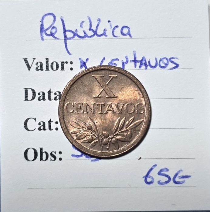 X centavos 1952 soberba