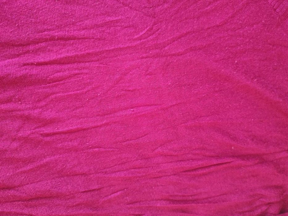 bordowa tunika sweterek