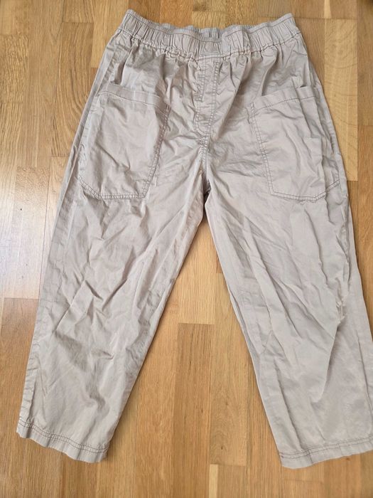 Spodnie Zara baggy M  beżowe