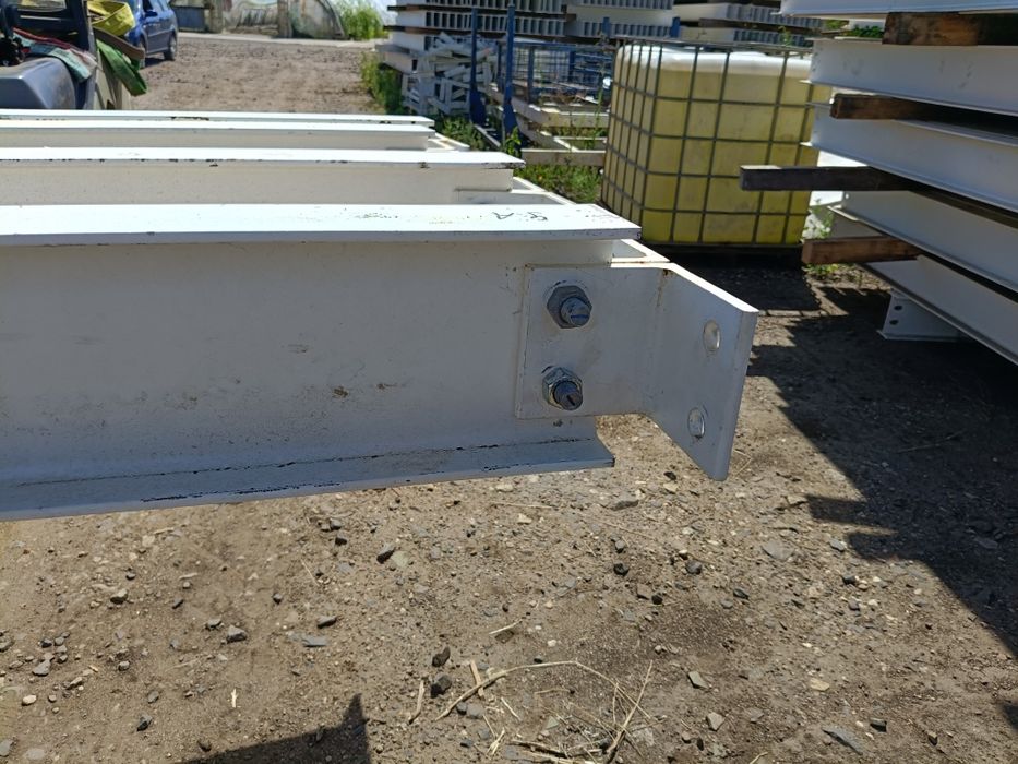 Słupy stalowe podpory 358cm dwuteownik 20x10 legar stopa hala wiata garaż