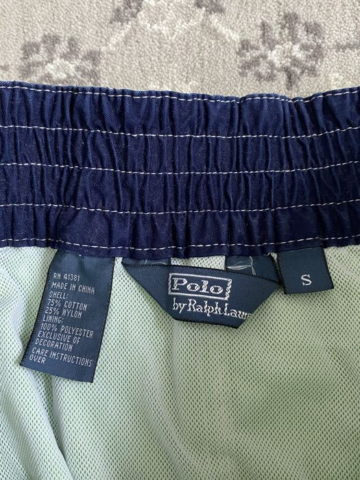 Zielone Szorty Krótkie Spodenki Kąpielówki Polo Ralph Lauren Rozmiar S