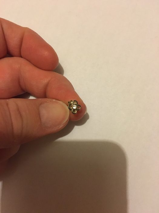 Kolczyk srebro 925 I am