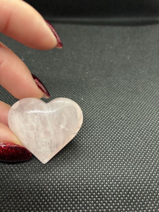 Coração de Quartzo Rosa