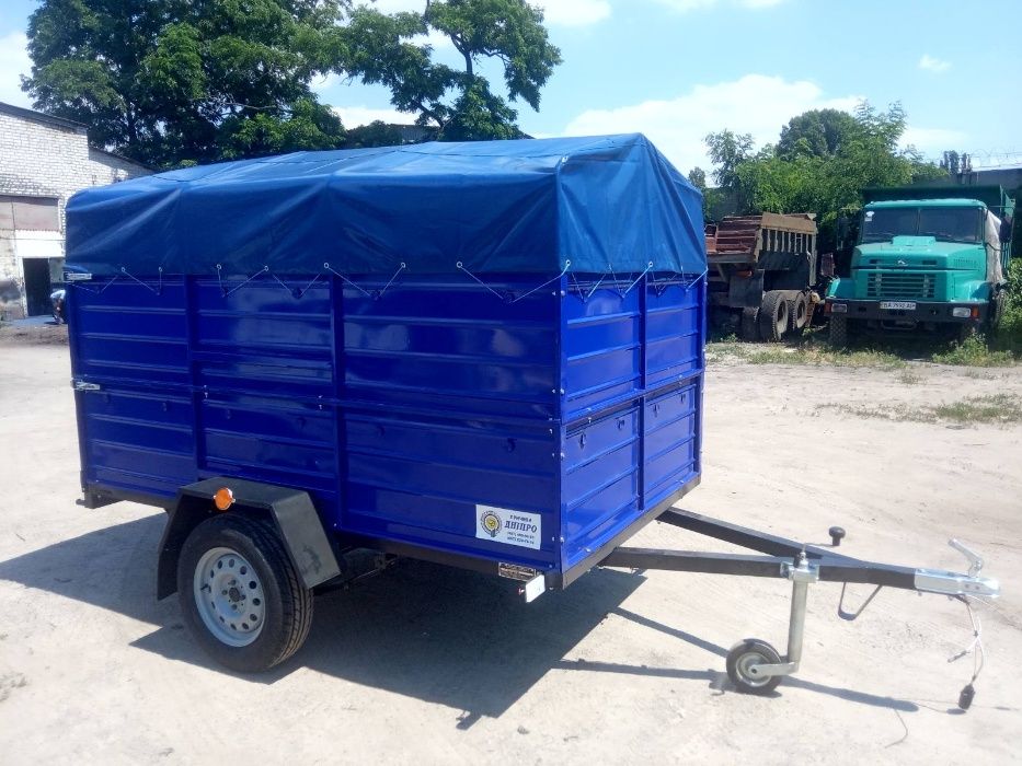 Прицеп 210 (2100*1300*500) есть другие размеры,с документами.