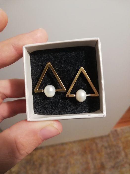 Brincos Dourados Aço Inoxidável - Stone by Stone