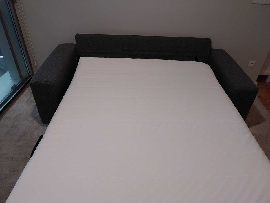 sofá cama aconchegante
