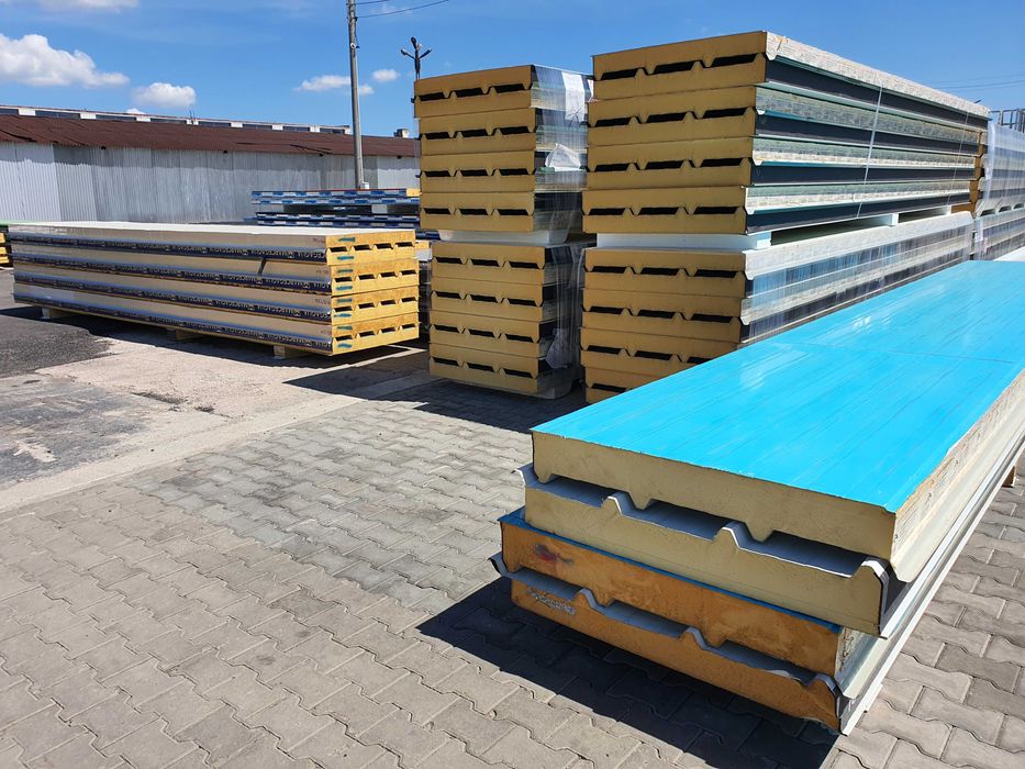 Płyta warstwowa Poliuretan Prekon warstwowe OBORNICKIE Drewnopodobne