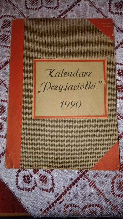 Kalendarz"Przyjaciółki" rok 1990