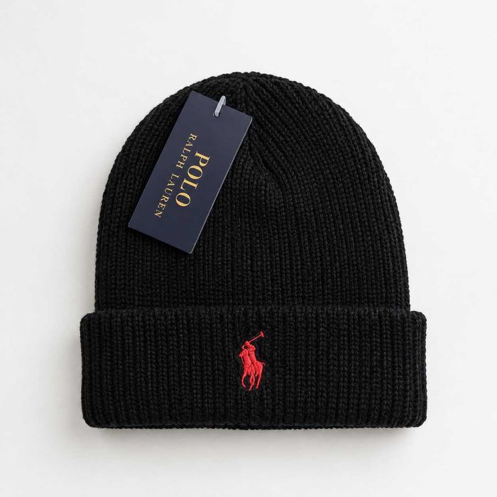 Czapka zimowa Polo Ralph Lauren czarna