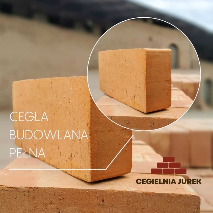 Cegła budowlana pełna kl.20 Cegła pełna - Pustaki- Cegielnia Jurek -