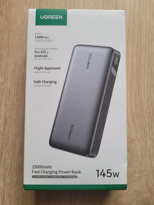 Павербанк, powerbank Ugreen 25000 mAh 145W.