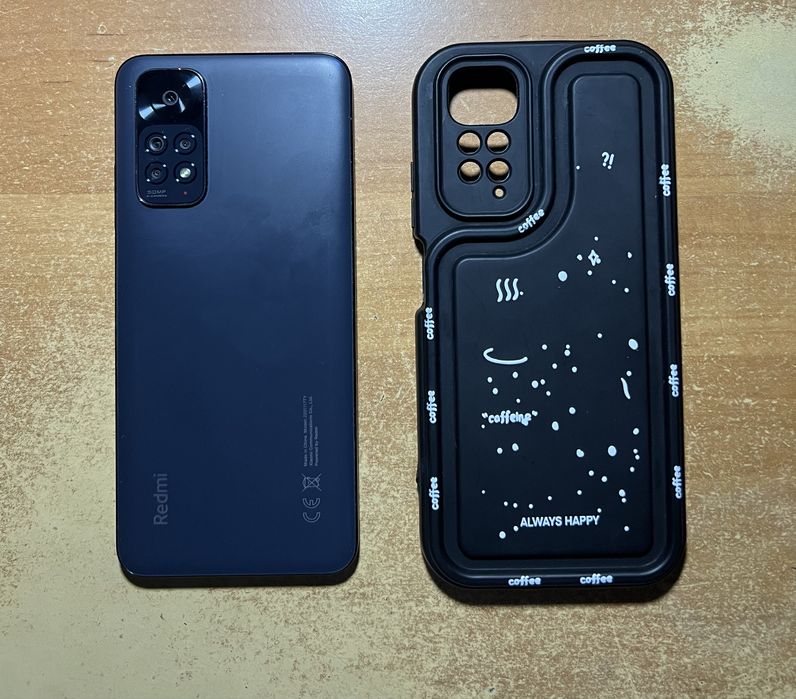 Xiaomi note 11 64 gb хорошее состояние 2 чехла бампер