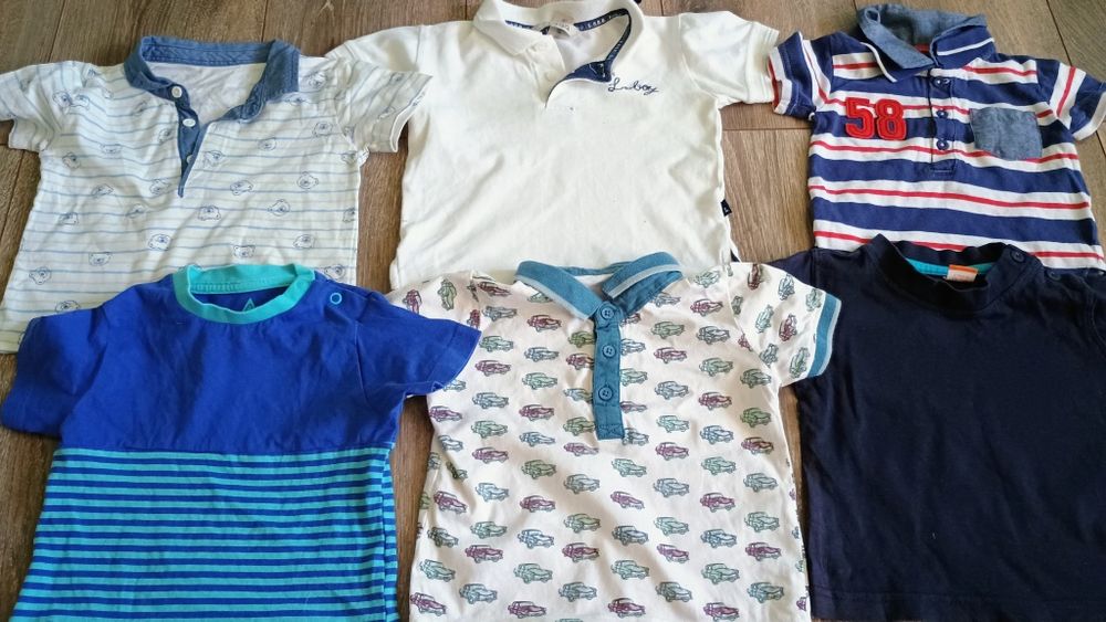 Koszulki t-shirty chłopięce 68 74