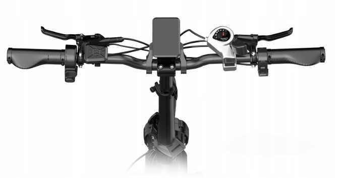 Rower elektryczny OVIVO C2 Pro 48V18AH zielono-białym