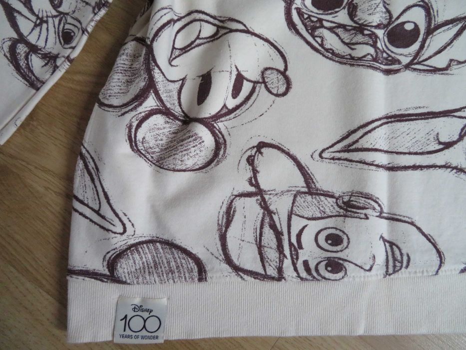 SINSAY Disney 100   bluza damska Myszka Miki Minnie Yoda Bawełna  36 S