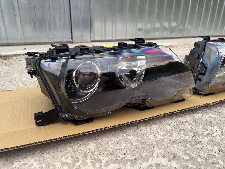 BMW E46 Coupe Cabrio BOSCH Bi Xenon NOWE Regeneracja Lampy Reflektory przedlift Oryginał piekne Europa komplet
