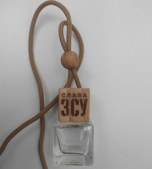 Скляний флакон 7мл з дерев'яною кришкою для ароматизатора