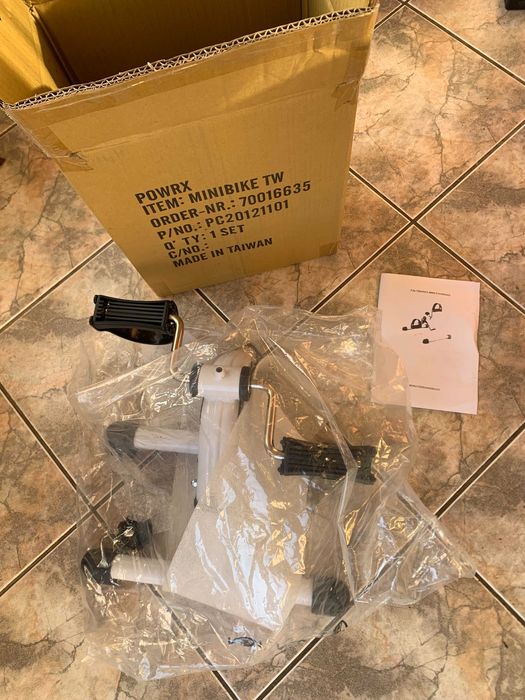 NOWY rotor rowerek do ćwiczeń rehabilitacji mini rower 2w1