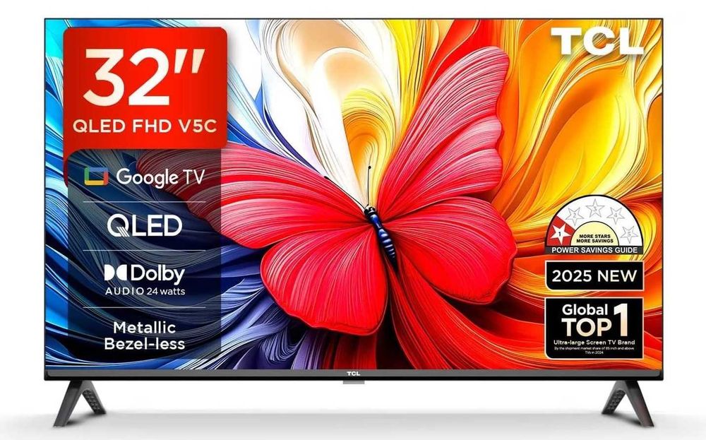 Telewizor QLED TCL 32V5C 32 cale Full HD Smart TV Google TV